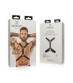 Harnais BDSM Homme en croix Max Noir