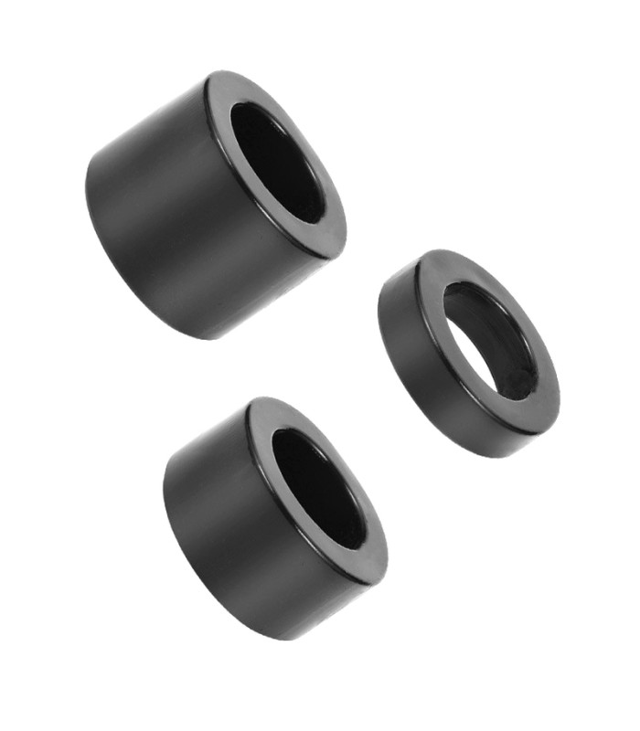 Lot de 3 Ballstretcher Extensibles 25mm Noir