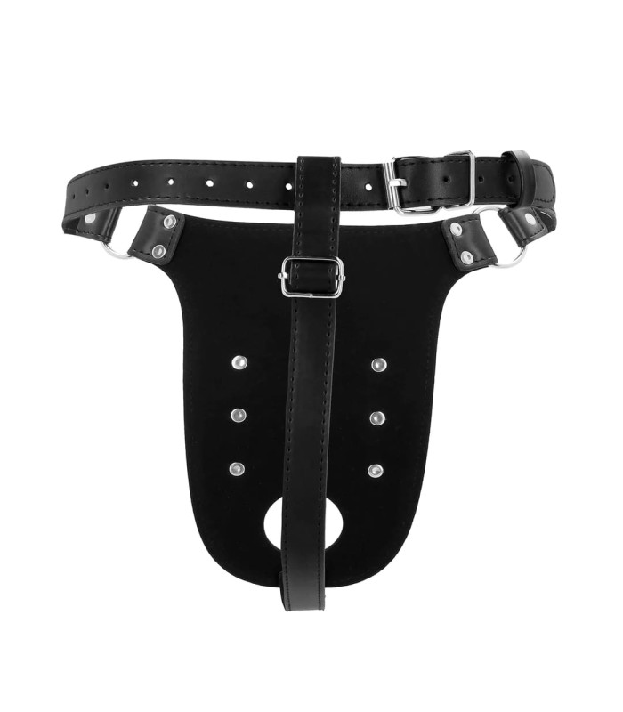 Ceinture de Chasteté pour homme avec Sangle Pénis